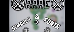 : HOW TO GET RARE FONTS AND SYMBOLS FOR AGARIO | #Rage1K
